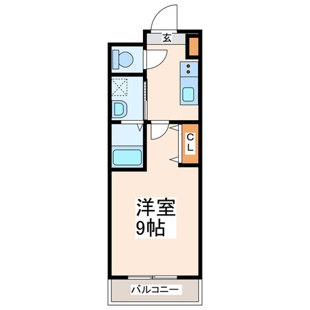 クレージュ子飼公園の物件間取画像